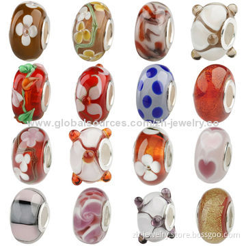 Glazed charm beads, we can make crystal, glass, glaze, wooden gemstone charms beads